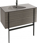EB3032-E73 NOUVELLE VAGUE Мебель 100 см для раковины 100 см - 2 ящика, фактурный дуб